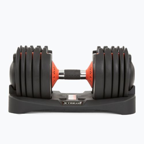 Hantel regulowana XTREXO 24 kg EVO czarny