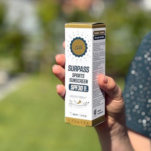 Spray przeciewsłoneczny SURPASS Sports Sunscreen SPF 30+ white