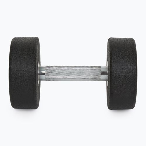 Hantel żeliwny gumowany XTREXO Pro 12 kg czarny
