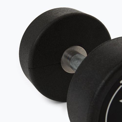 Hantel żeliwny gumowany XTREXO Pro 20 kg czarny