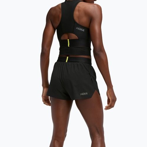 Spodenki do biegania damskie HOKA Race Day Split black