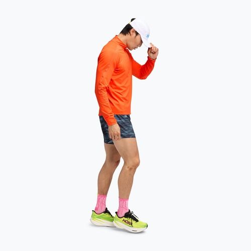 Bluza do biegania męska HOKA GlideTech Quarter Zip lava