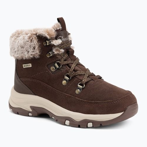 Buty damskie SKECHERS Trego Snow Worries chocolate