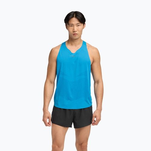 Koszulka do biegania męska HOKA Race Singlet hoka blue
