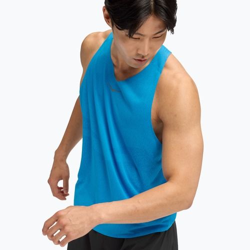 Koszulka do biegania męska HOKA Race Singlet hoka blue