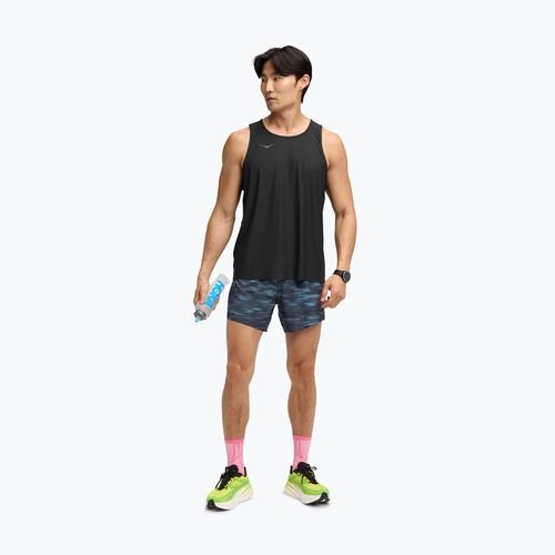 Spodenki do biegania męskie HOKA Glide 5" blue blurr