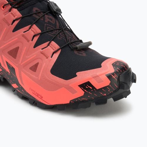 Buty do biegania męskie Salomon Spikecross 6 GTX cow hide/black/neon flame