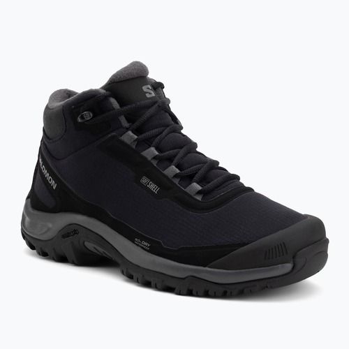 Buty trekkingowe męskie Salomon Shelter WP black/asphalt/castlerock