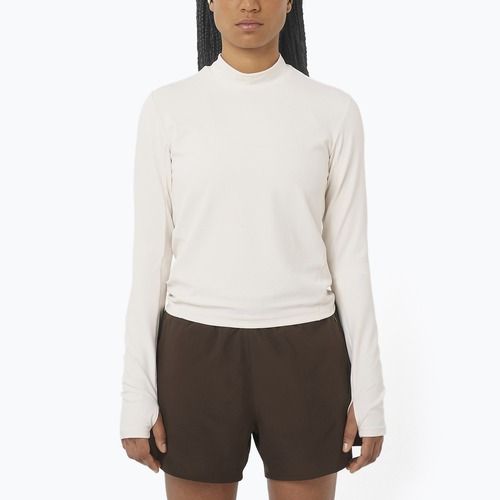 Longsleeve do biegania damski Salomon Bliss whisper white