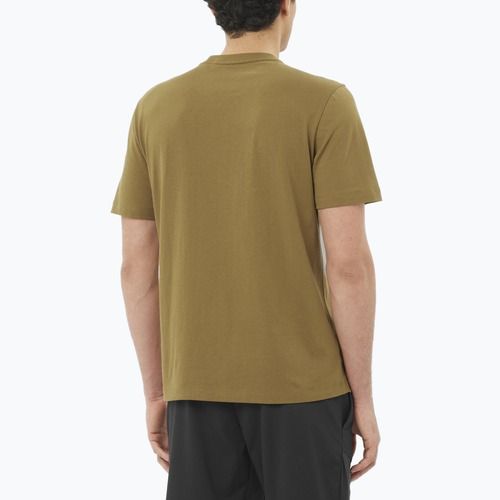 Koszulka męska Salomon Logo brilliant olive