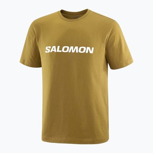 Koszulka męska Salomon Logo brilliant olive