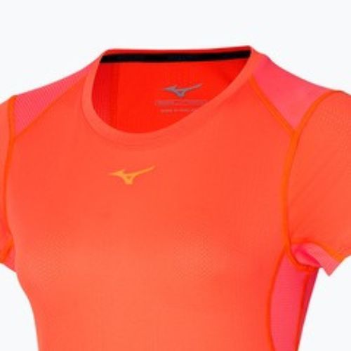 Koszulka do biegania damska Mizuno DryAeroFlow Tee nasturtium