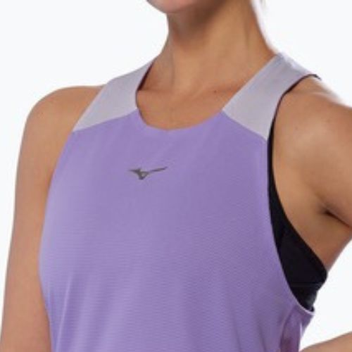 Koszulka do biegania damska Mizuno Tech Light Tank paisley purple