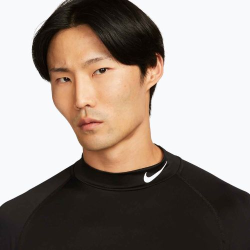 Longsleeve treningowy męski Nike Pro Dri-Fit Mock-Neck black/white