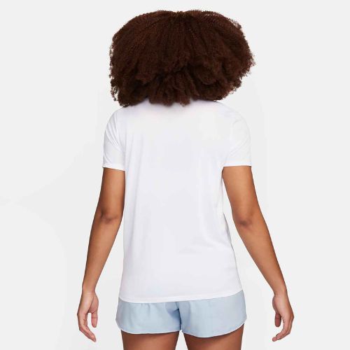Koszulka treningowa damska Nike Dri-Fit white/black