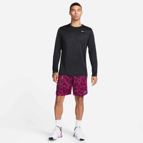 Longsleeve treningowy męski Nike Dri-FIT Legend black/matte silver