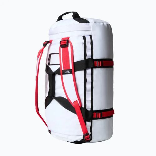 Torba podróżna The North Face Base Camp Duffel M 71 l white/black/elevation red