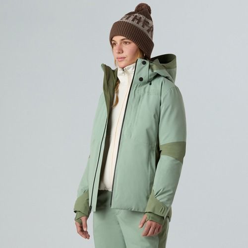 Kurtka narciarska damska The North Face Lenado slate moss/bark mist