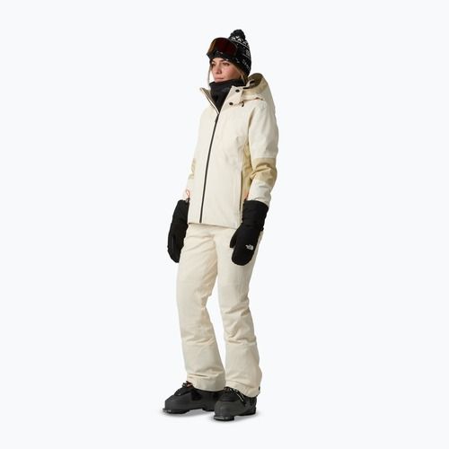 Kurtka narciarska damska The North Face Lenado white dune/gravel