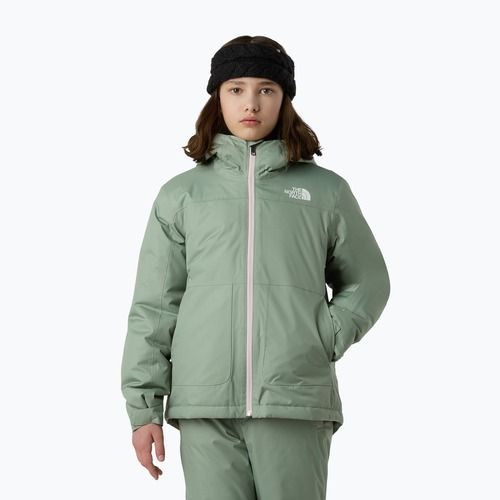 Kurtka narciarska dziecięca The North Face Freedom Insulated slate moss