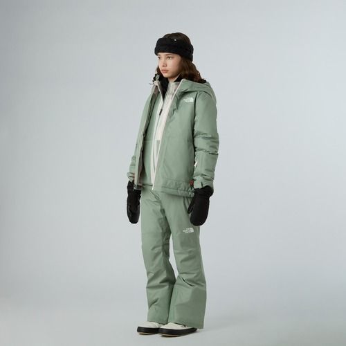 Kurtka narciarska dziecięca The North Face Freedom Insulated slate moss