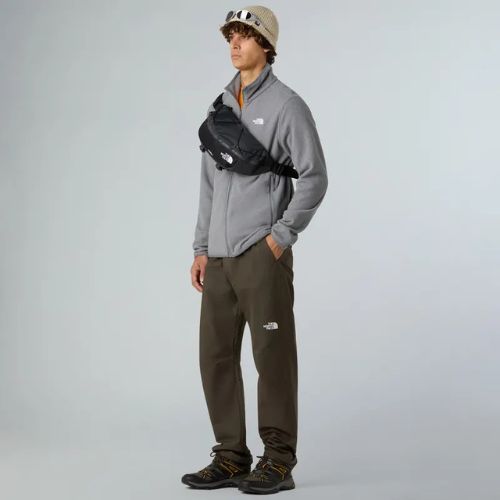 Bluza polarowa męska The North Face Glacier Fleece mid grey heather