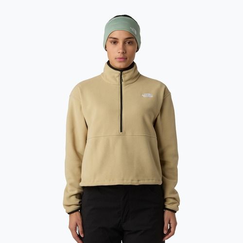 Bluza damska The North Face Glacier Fleece 1/2 Zip Short khaki stone