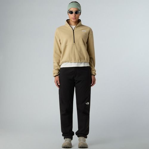 Bluza damska The North Face Glacier Fleece 1/2 Zip Short khaki stone