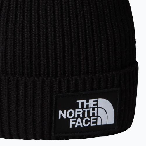 Czapka zimowa dziecięca The North Face Logo Box Cuffed black
