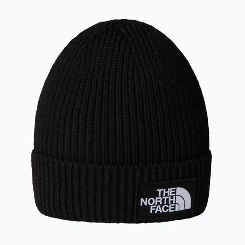 Czapka zimowa dziecięca The North Face Logo Box Cuffed black