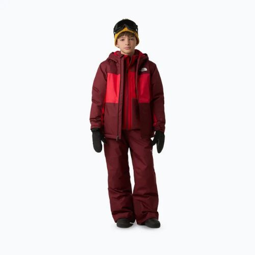 Spodnie narciarskie dziecięce The North Face Freedom Insulated sumac