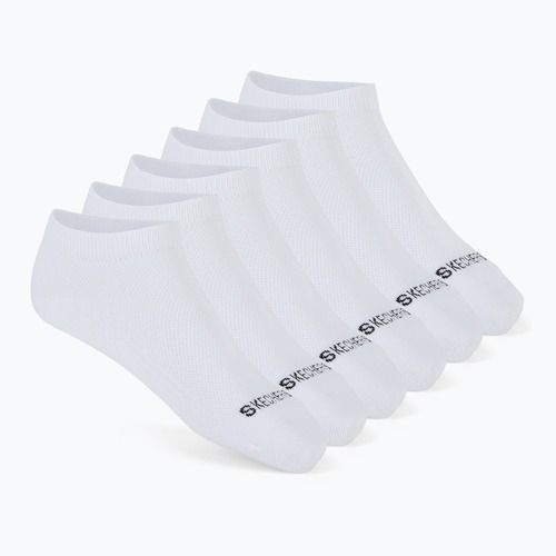 Skarpety damskie SKECHERS Non Terry Low Cut 6 par white traditional