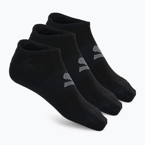 Skarpety męskie SKECHERS Microfiber Non Terry No Show 3 pary black/white