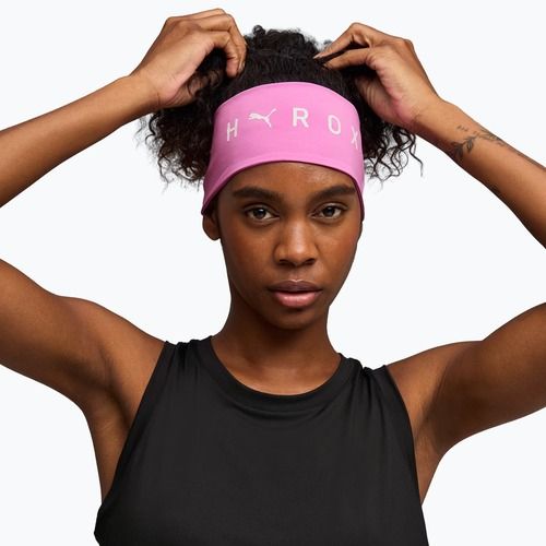 Opaska na głowę PUMA x HYROX Sweatband pink
