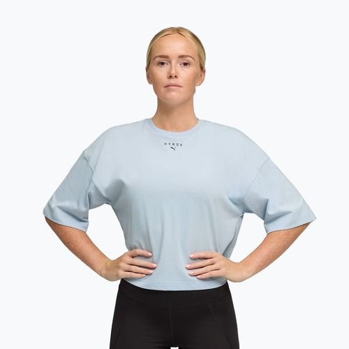 Koszulka treningowa damska PUMA x HYROX Cropped Lifestyle Tee gray