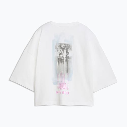 Koszulka treningowa damska PUMA x HYROX Cropped Lifestyle Tee white
