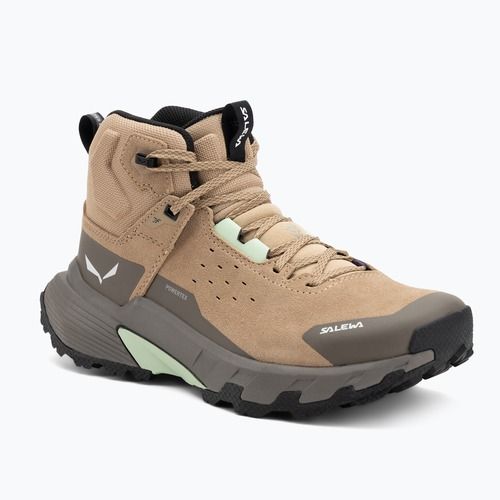 Buty trekkingowe damskie Salewa Pedroc 2 Leather Mid PTX quicksand/bungee cord