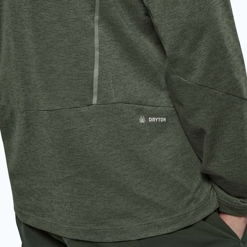 Longsleeve męski Salewa Pedroc Dry Wind Half Zip Tee faded green