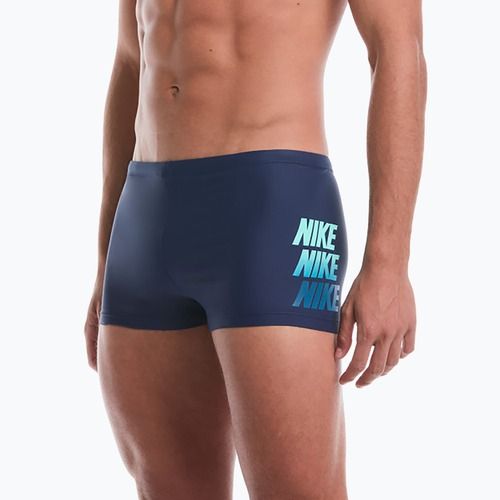 Bokserki pływackie męskie Nike Logo Graphic Square Leg midnight navy