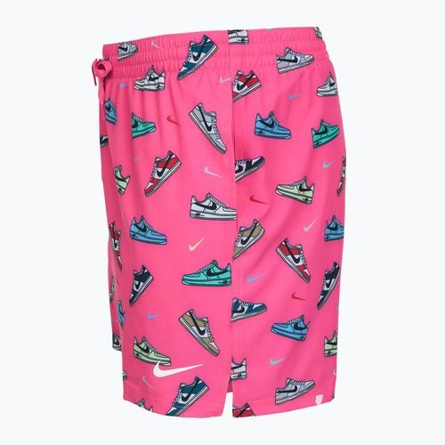 Szorty kąpielowe męskie Nike Multi Print 5" Volley pinksicle