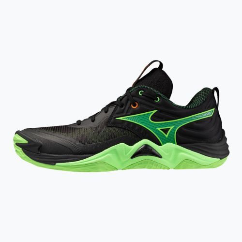 Buty do siatkówki Mizuno Wave Momentum Elite black/glowing apple/mandarin orange
