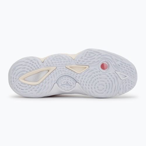 Buty do siatkówki damskie Mizuno Wave Momentum Elite white/rose elegance/lava falls