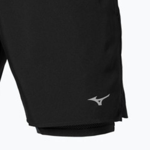 Spodenki do biegania męskie Mizuno Core 5.5 Inches 2in1 black
