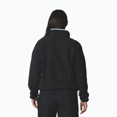 Bluza polarowa damska Columbia Helvetia II Cropped Half Snap Fleece black