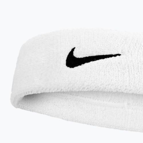 Frotka na głowę Nike Swoosh Classic Headband white/black