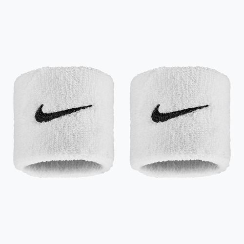Frotki na nadgarstek Nike Swoosh Classic Wristbands 2 szt. white/black