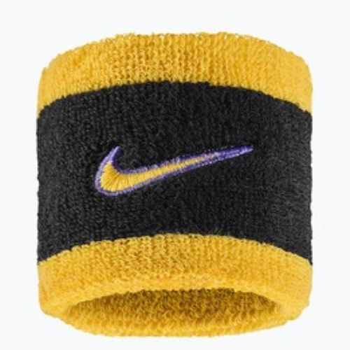 Frotki na nadgarstek Nike Swoosh Classic Wristbands 2 szt. black/court purple/university gold