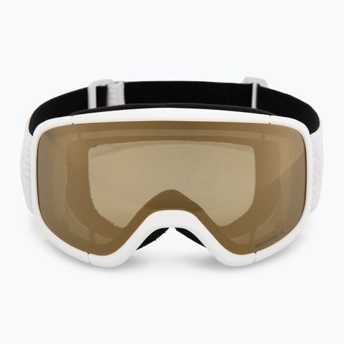 Gogle narciarskie dziecięce Salomon Lumi Acces Jr white/flash gold