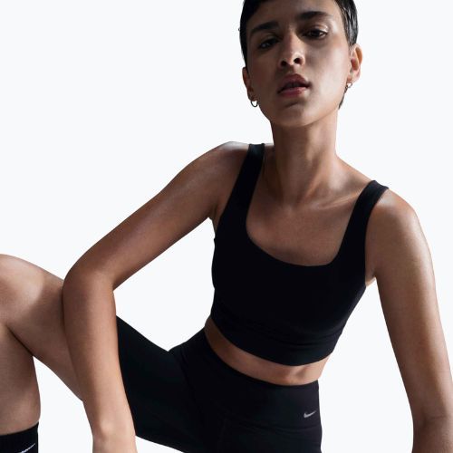 Biustonosz treningowy Nike Zenvy Medium-Support black/sail