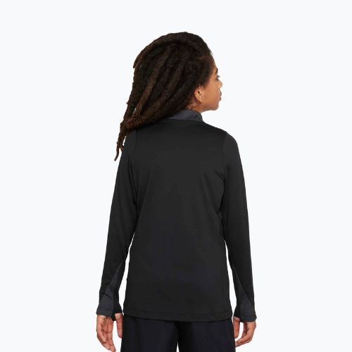 Longsleeve piłkarski dziecięcy Nike Dri-FIT Strike Jr black/black/anthracite/white